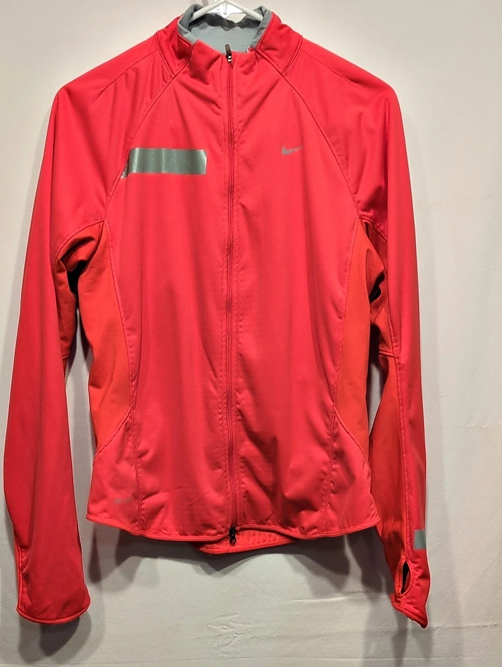 Nike Dri-FIT Thermal Grid Running Jacket Red Medium